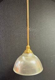 Industrial Look Light Pendant Ribbed Grass