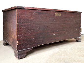 A Vintage Cedar Blanket Chest