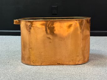 A Fantastic Vintage Or Antique Copper Wash Boiler