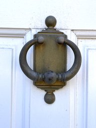 A Brass Door Knocker - Rear Door