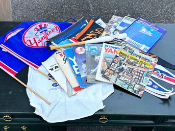 Vintage 1960s To 1980s Yankees Memorabilia - World Series Programs And More