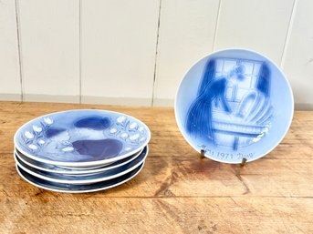 Set Of 5 - VIntage Desiree Denmark Plates