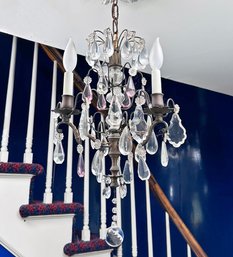 A Gorgeous Vintage Crystal Chandelier