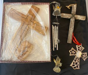 Crosses And Angel Chimes