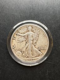 1942 Walking Liberty Silver Half Dollar