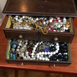 Box #4 - Box Of Estate Jewelry - Unsorted - Disorganized - The Good The Bad And The Ugly - Box #4 Jewelry !