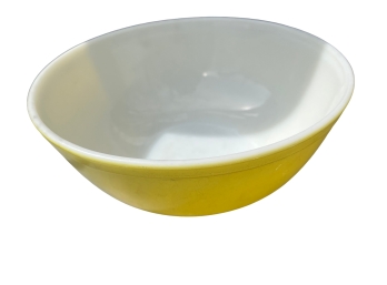 Lemon Yellow Vintage Pyrex Mixing Bowl