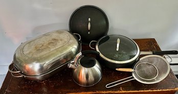 Grouping Of Assorted Cookware