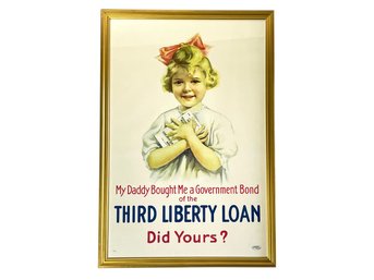 Antique Third Liberty Loan Poster