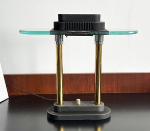 C.1980s Bankers Desk Lamp By Robert Sonneman For George Kovacs