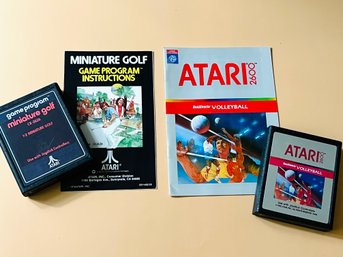 ATARI Games - Miniature Golf And Volley Ball