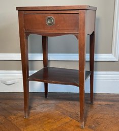 A Mahogany Side Table Or Nightstand