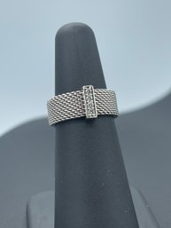 Tiffany & Co Diamond Somerset Ring Sterling Silver W/ Box