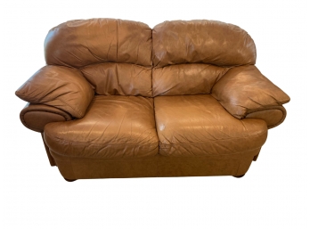 Leather  Loveseat