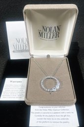 Nolan Miller- Circle Of The Heart Pendant And Necklace- NOS