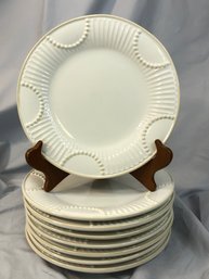 Lot Of Eight (8) LENOX Butlers Pantry Salad / Side Dish Plates - 9' - Very Nice Plates - We Have Other Lenox