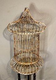 Vintage Wrought Iron Large Birdcage