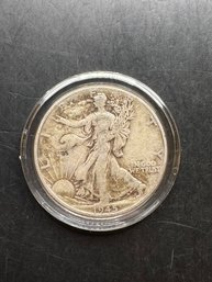 1945 Walking Liberty Silver Half Dollar