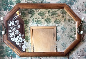 Decorative Mirror With Hooks