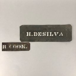 Antique Metal Stencils Desilva And Cook