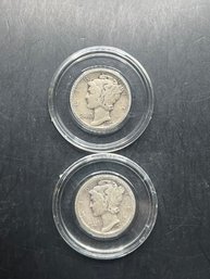 2 Mercury Dimes 1923, 1923-S