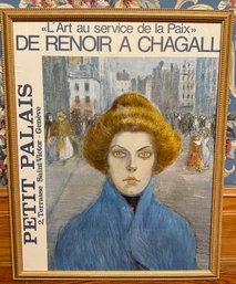 Theophile Alexandre Steinlen, From Renoir To Chagall Museum Art Exhibition Framed Poster