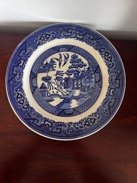 Antique Homer Laughlin Blue Willow Dinner Plate