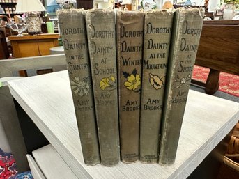 6  Dorothy Dainty Books From Series By Amy Brooks From 1904-1911