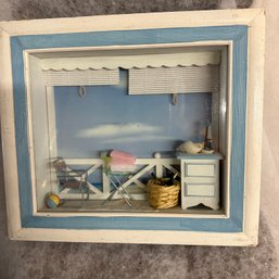 Beach Shadow Box With Great Detail!