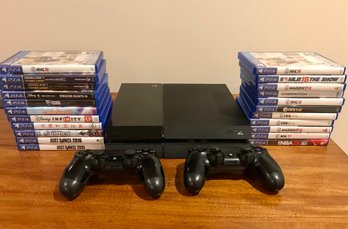 Sony Play Station 4 And 22 Games (see Description)