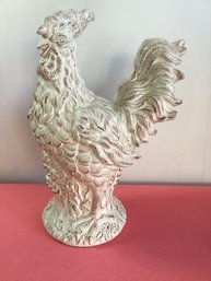Big Is Great Tabletops Unlimited White Glazed Rooster