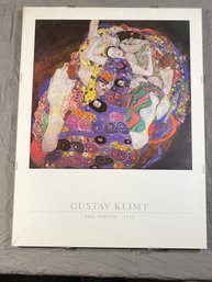 Gustav Klimt Framed Behind Glass 17x23 The Virgin