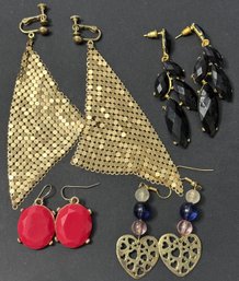 4 Pairs Of Earrings