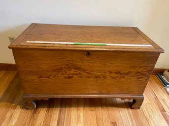 Pine Wood Dovetail Chest Trunk 43x20.5x26.5
