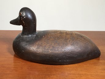 Vintage Duck Decoy / Statue - Made By Austin Productions 1965 - Patina Is Amazing - Looks Over 100 Years Old