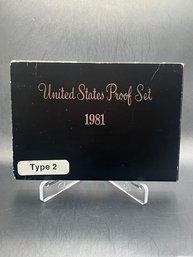 1981 Type 2 United States Proof Set