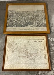 Thomaston Framed Maps