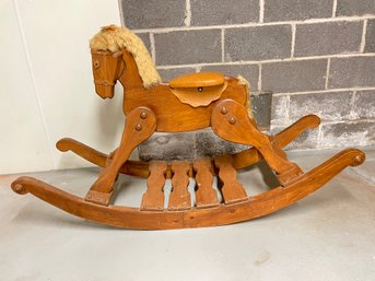 Custom Made Vintage Rocking Horse.