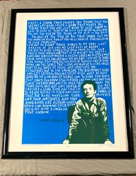 Woody Guthrie Poster 19x25in Frames By Ricardo Levins Morales Born To Win Classic