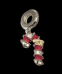 Chamilia Sterling Silver Vermeil Candy Cane Charm