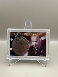 1976 Eisenhower Dollar In Plastic Case