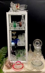 Huge Grouping Of Vintage To Now Glassware & Crystal