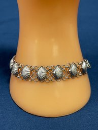 Sterling Silver Shell Bracelet