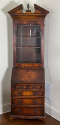 Exquisite (walnut Possibly) Bookcase Desk