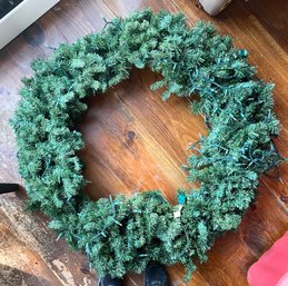 A Large Christmas Wreath