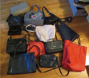 An Assortment Of Women's Vintage Handbags, Purses & Clutches