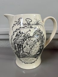 Mottahedeh Bicentennial Liverpool Cream Pitcher Made In Portugal