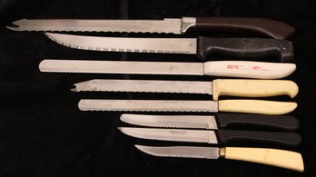 SET OF 8 VINTAGE CUTTING KNIVES