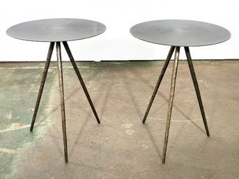 A Pair Of Modern Indian Bronze Cocktail Tables