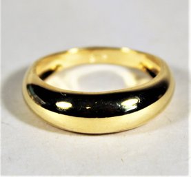 Gold Over Sterling Silver Ring Size 8